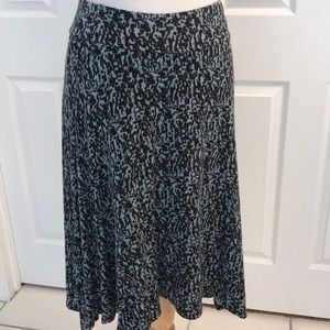 Papermoon black/blue skirt, medium